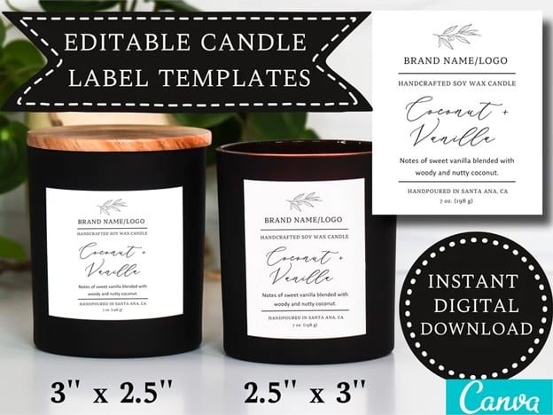 How to Make Candle Labels - Create a Candle Label at Home